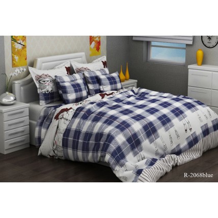 Комплект постільної білизни R2068 blue