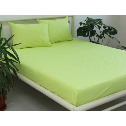 Простирадло на резинці + наволочки 180х200х20 Sunny Lime